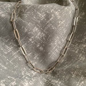 Silver Paperclip chain